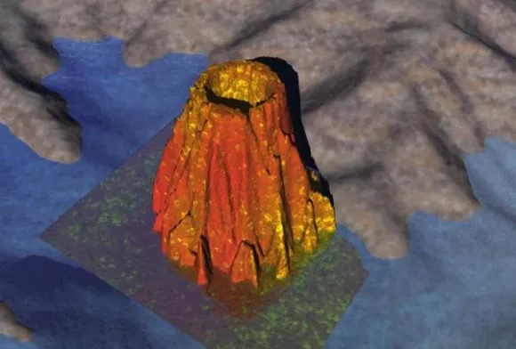 Scifi Floating Island 3d model