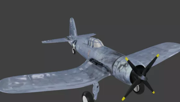 Aero Fighter Aircraft 3d model