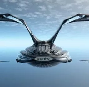 Wing Spacecraft 3d model