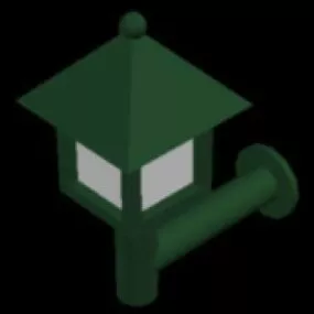 Wall Light Japanese Style 3d model
