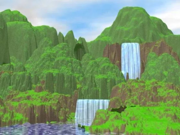 Terrain Landscape Mountain 3d model