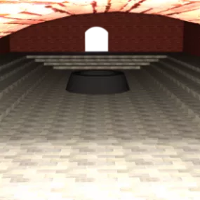 Dome Warehouse Building 3d model