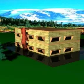 Workshop House 3d model