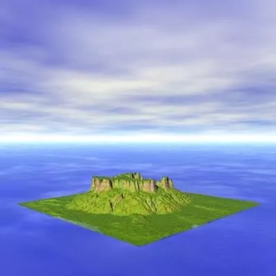 Rock Mountain Terrain Landscape 3d model