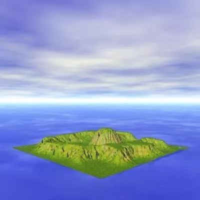 Mountain Terrain Small Landscape 3d model