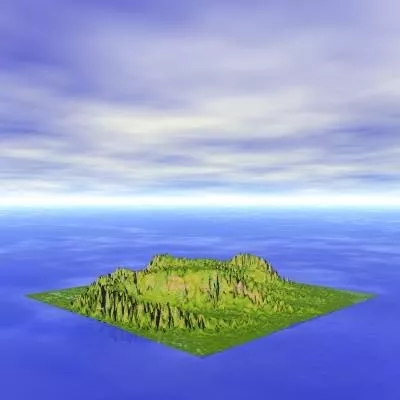 Mars Terrain Landscape 3d model