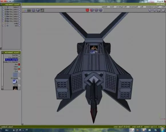 Futuristic X Spacecraft Alien Ship 3d model Futuristic X Spacecraft Alien Ship 3d model