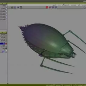 Scifi Bugx Spaceship 3d model