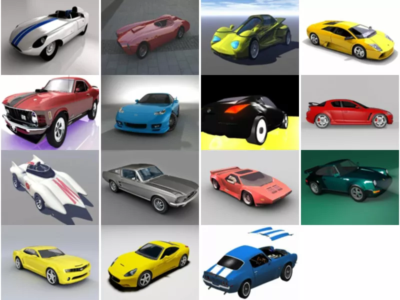 Top 15 Free 3D Sports Car Models for Rendering Feb.2024