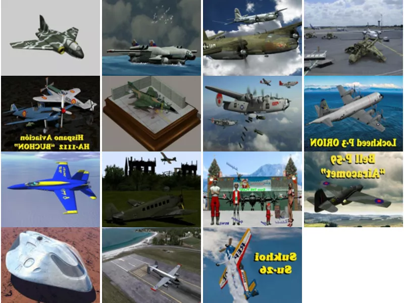 15 Military Aircraft Free 3D Models Mar.2024