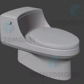 Ceramic Toto Toilet Modern Style 3d model