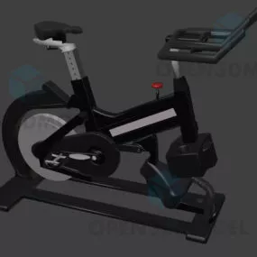 Gym Bike Equipment Modern Style 3d model