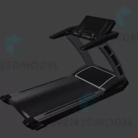 Fitness Treadmill Walk Machine With Monitor 3d model