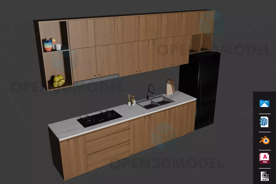 Bathroom Circle Sink 3d model