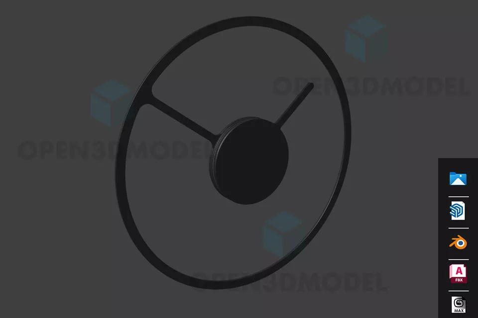 Break Hear Clock 3d model