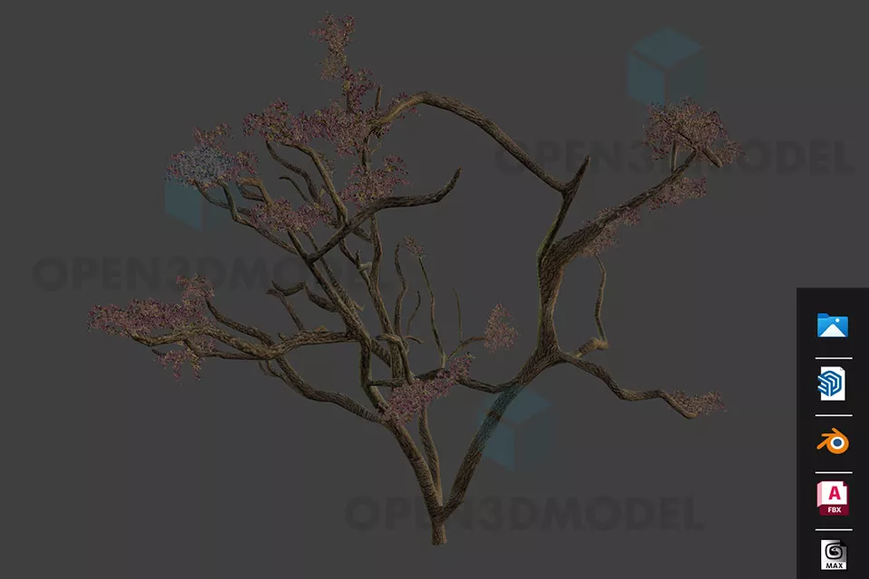 Leaf Tree Small Size 3d model