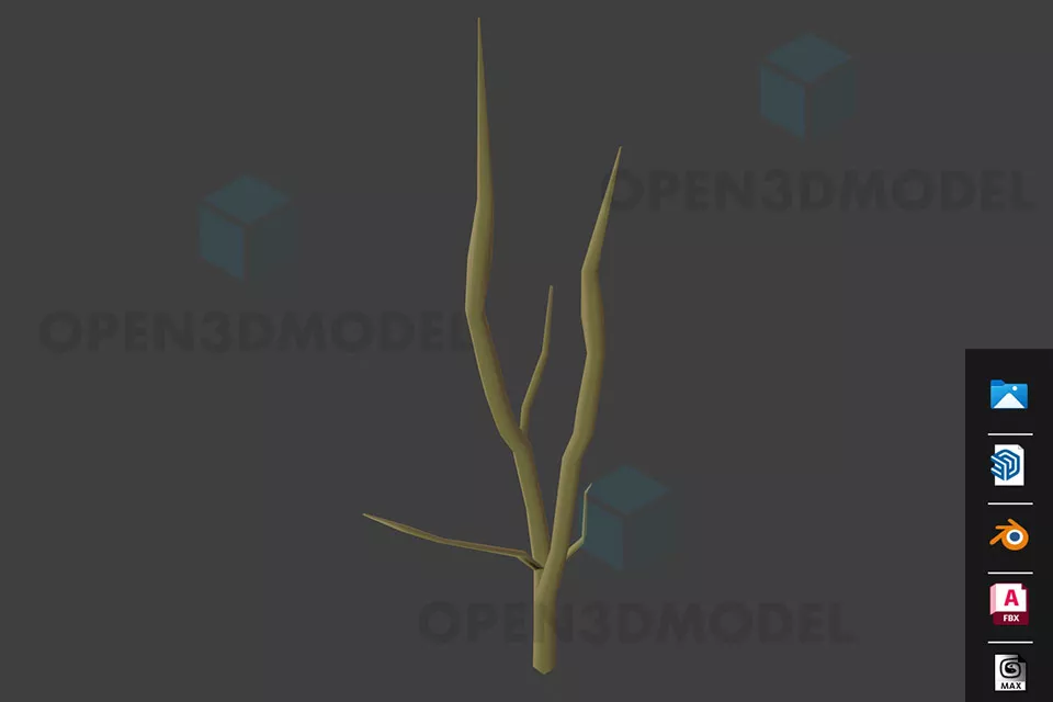 Banana Tree, Tropical Banana Plant 3d model