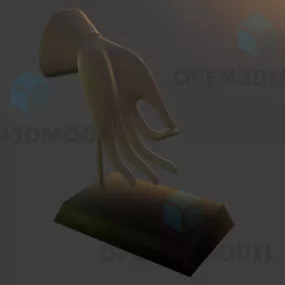 Budha Hand Artwork Decoration 3d model