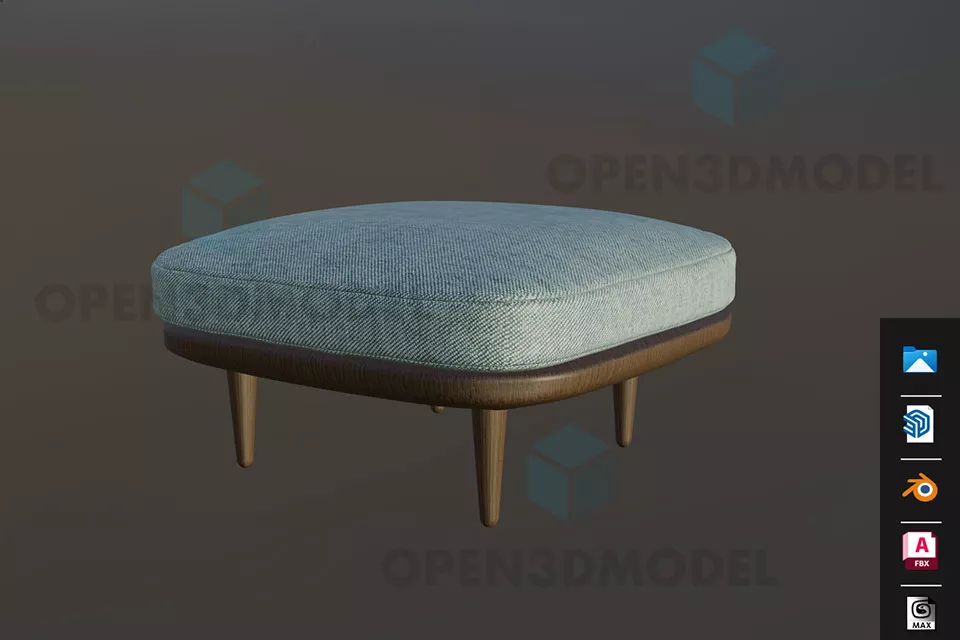 Art Frame Kid Drawing 3d model