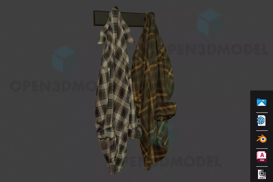 Stack Shelf Stair 3d model