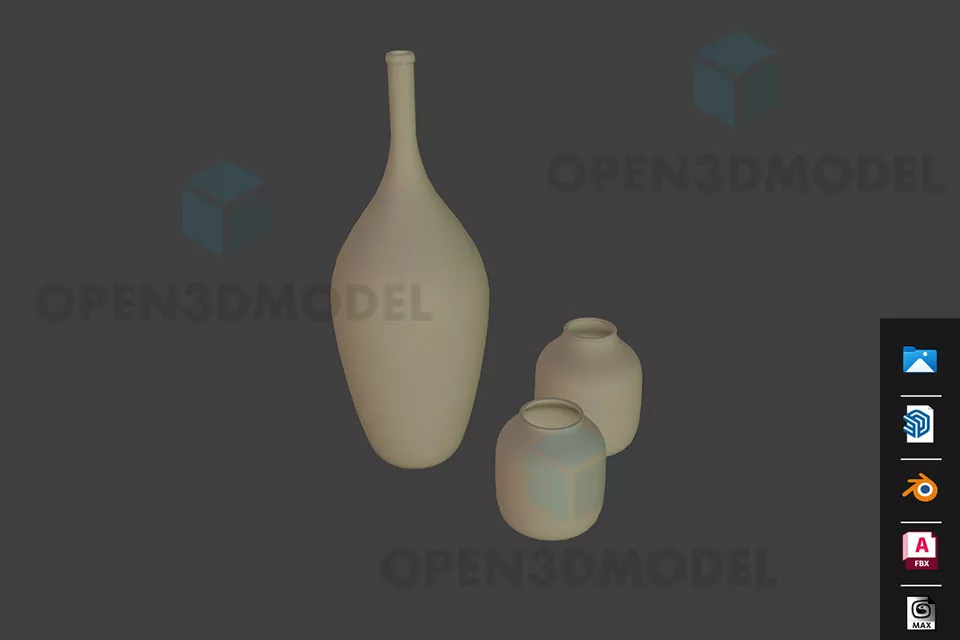 Clay Vase 3d model