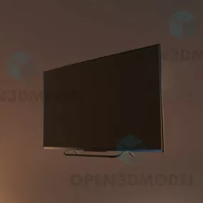Flat Screen Tv 3d model