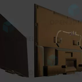 Flat Screen Tv Sony 3d model