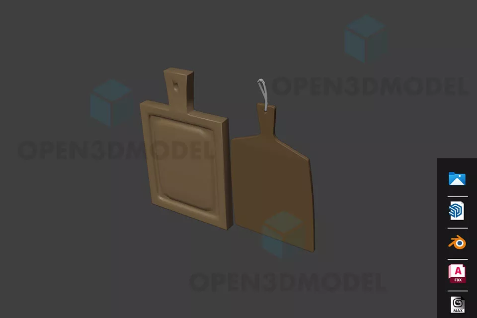 Textile Napkin Bathroom Accessories 3d model