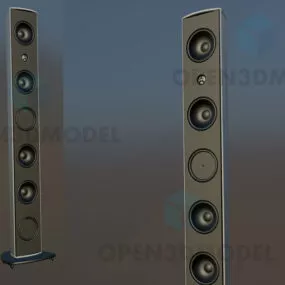 Two Speakers 3d model