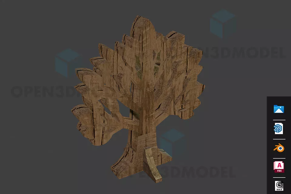 Large Willow Tree 3d model