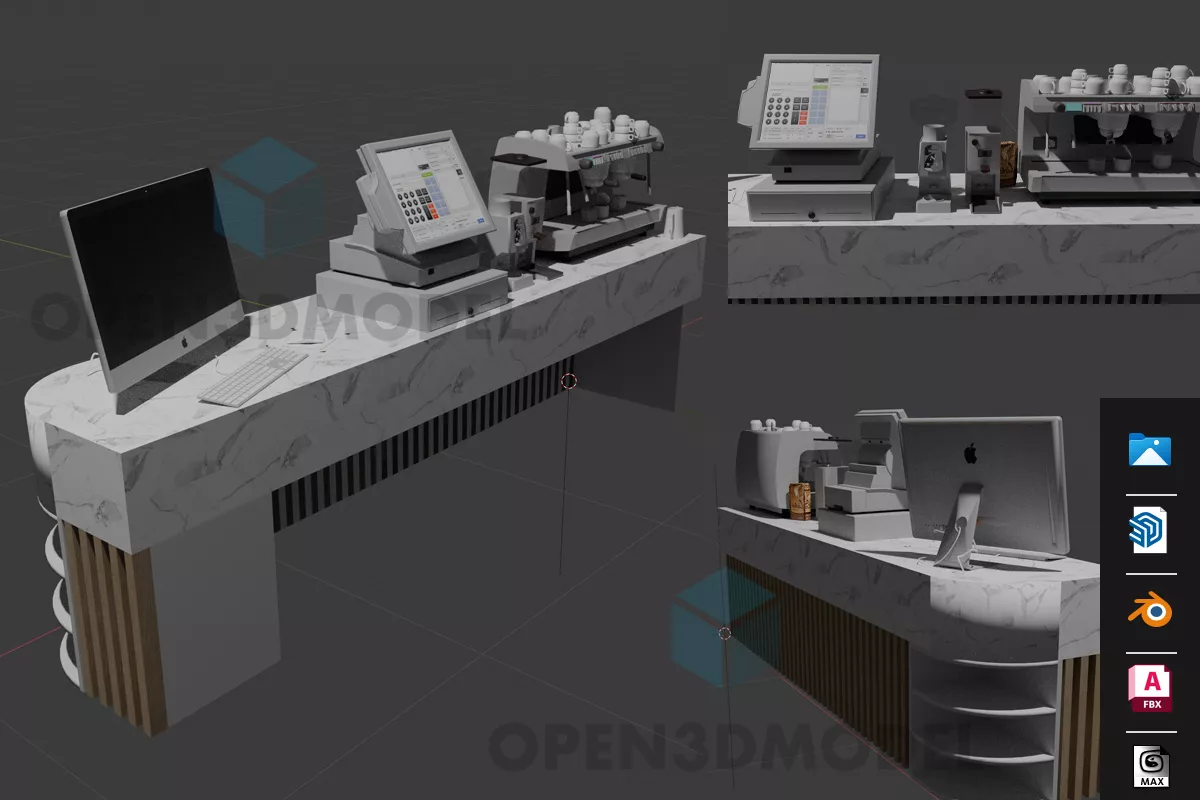 Scifi Printer Gadget 3d model