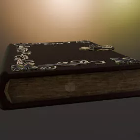 Leather Book 3d model