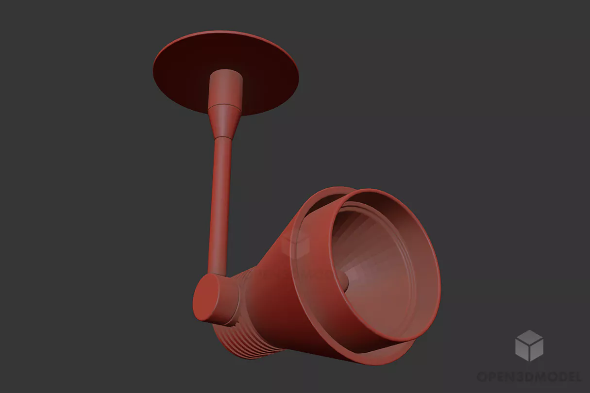 Studio Pendant Lamp Rotateable 3d model Studio Pendant Lamp Rotateable 3d model