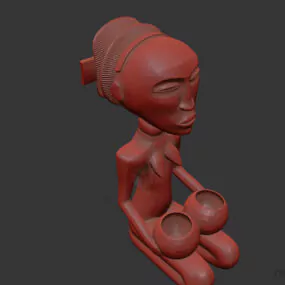 Small Table Figurine Decoration 3d model