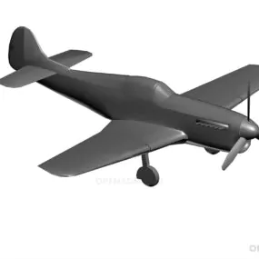 Small Passenger Airplane 3d model