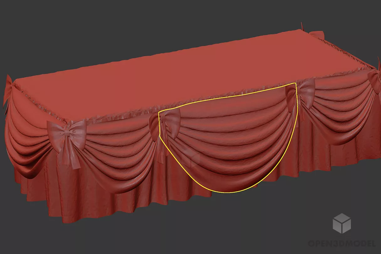 Study Table For Kids 3d model