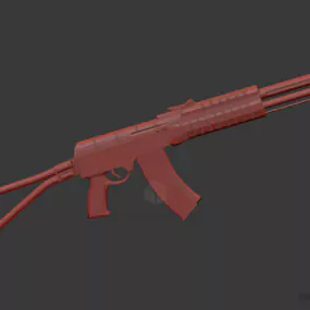 Modern Gun Aek Weapon 3d model
