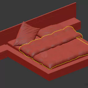 Stack Of Book With Labels 3d model
