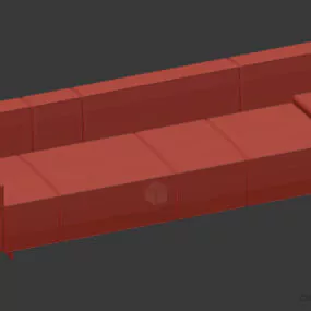 Simple Locker Drawers 3d model