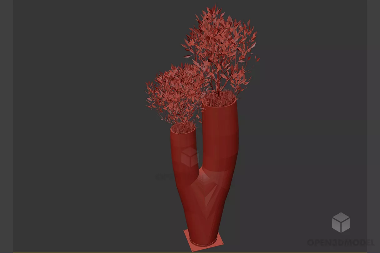 Outdoor Small House Garden Decoration 3d model
