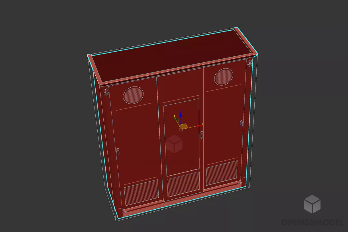 Frame Decoration Floral Shape 3d model