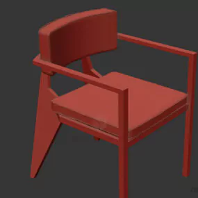 Modernism Armchair Cadeira 3d model