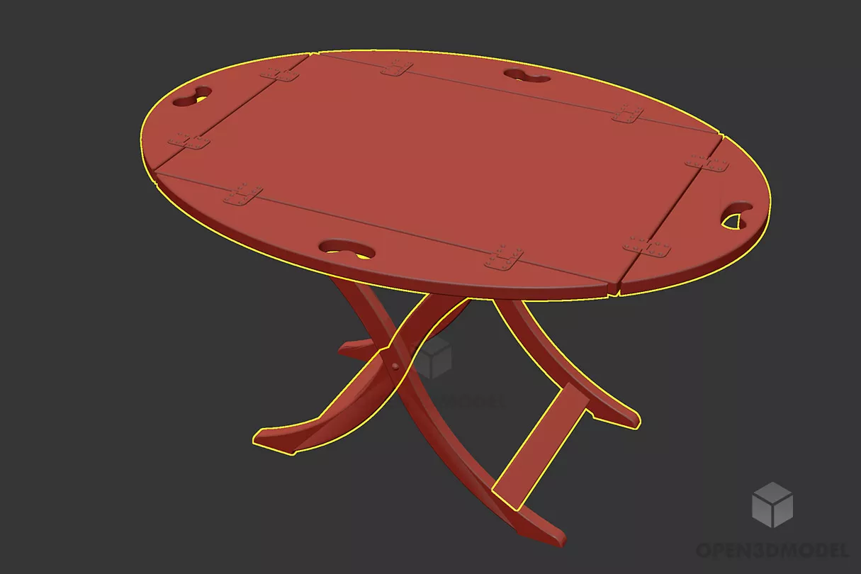 Rectangle Coffee Table 3d model