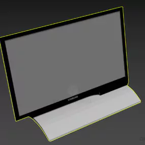 Pc Monitor Samsung 27inch 3d model