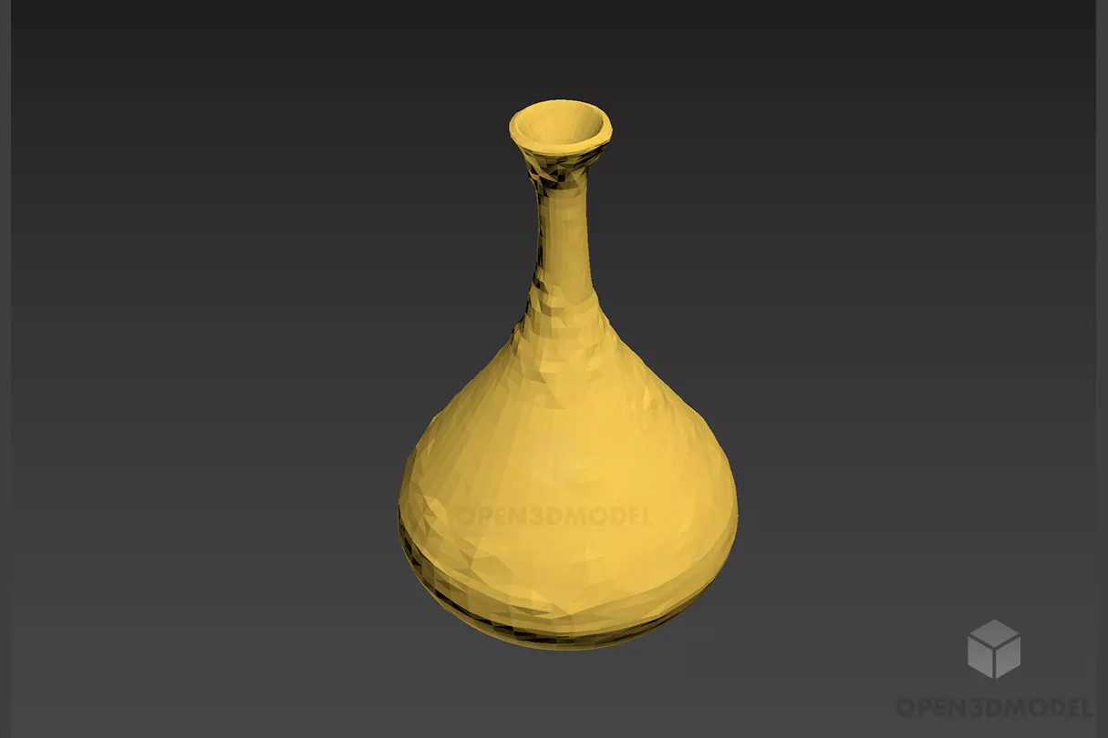 Vase Concrete Material 3d model Vase Concrete Material 3d model
