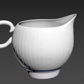 Chinese Porcelain Jug 3d model