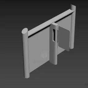 Turnstile Door 3d model