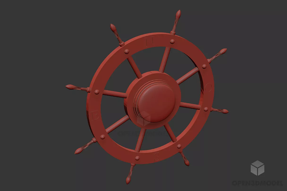 Wheels Clock Free 3d Model - .3ds, .Gsm - Open3dModel