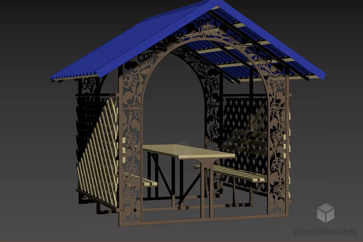 Small Pavilion Tower 3d model