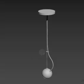Modern Pendant Lamp With Black Pendant Lamp 3d model